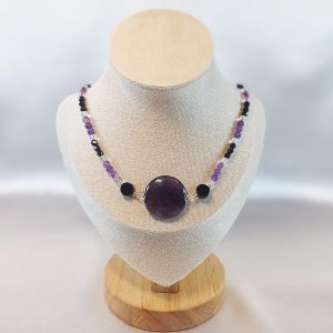 Collier #5 mit Amethyst