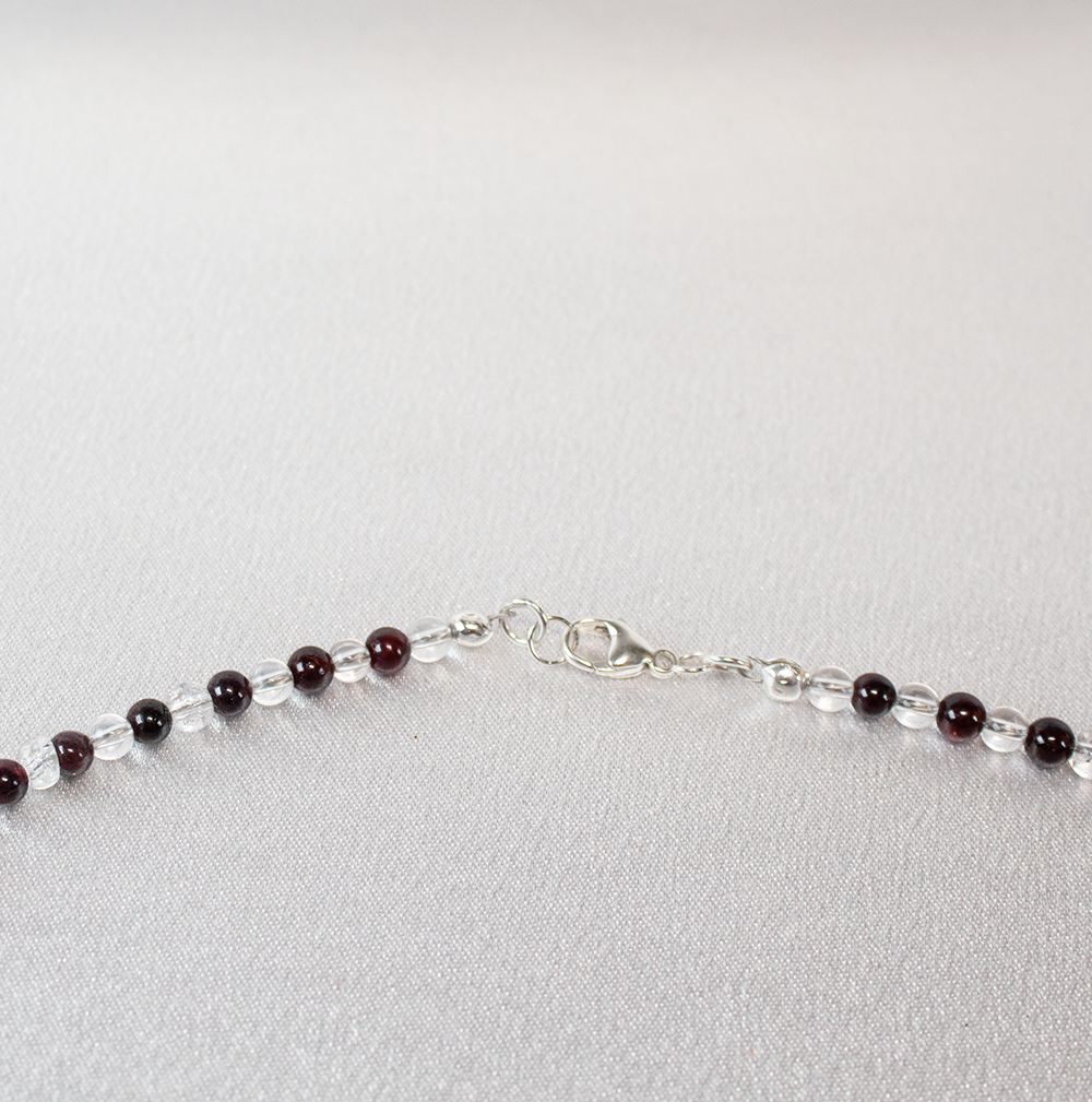 #13 Collier mit Perlen und Bernstein – Bild 7