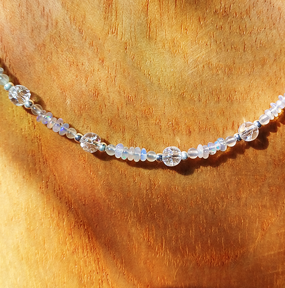 #10 Collier mit Opal und Jade – Bild 8