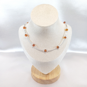 #9 Collier mit Bernstein